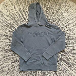Abercrombie & Fifth Gray Navy Small Hoodie
